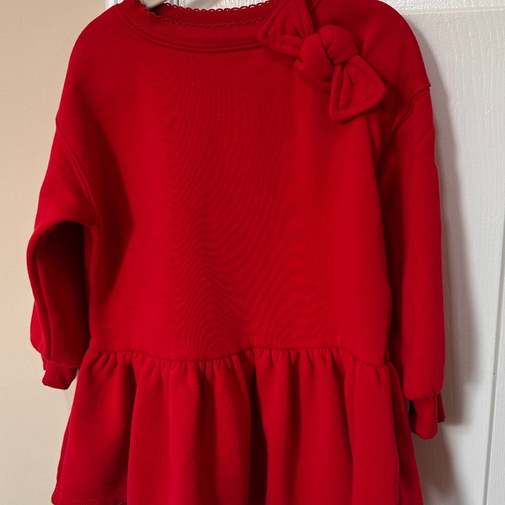 H&M Red Kids Sweater with Bow Accent